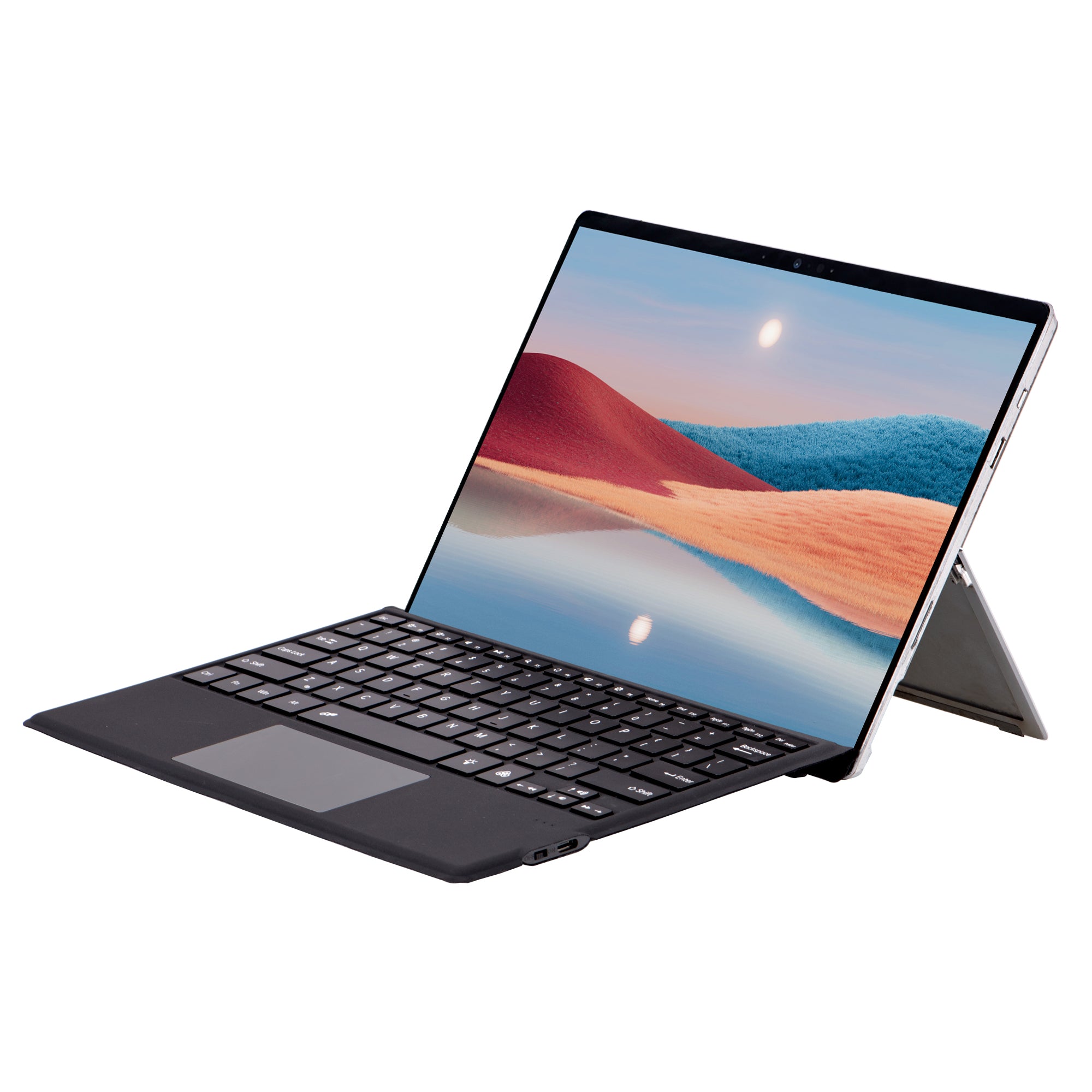 1089D-C For Microsoft Surface Pro 3 / 4 / 5 / 6 / 7 / 7+ Magnetic Absorption Backlit Bluetooth Tablet Keyboard