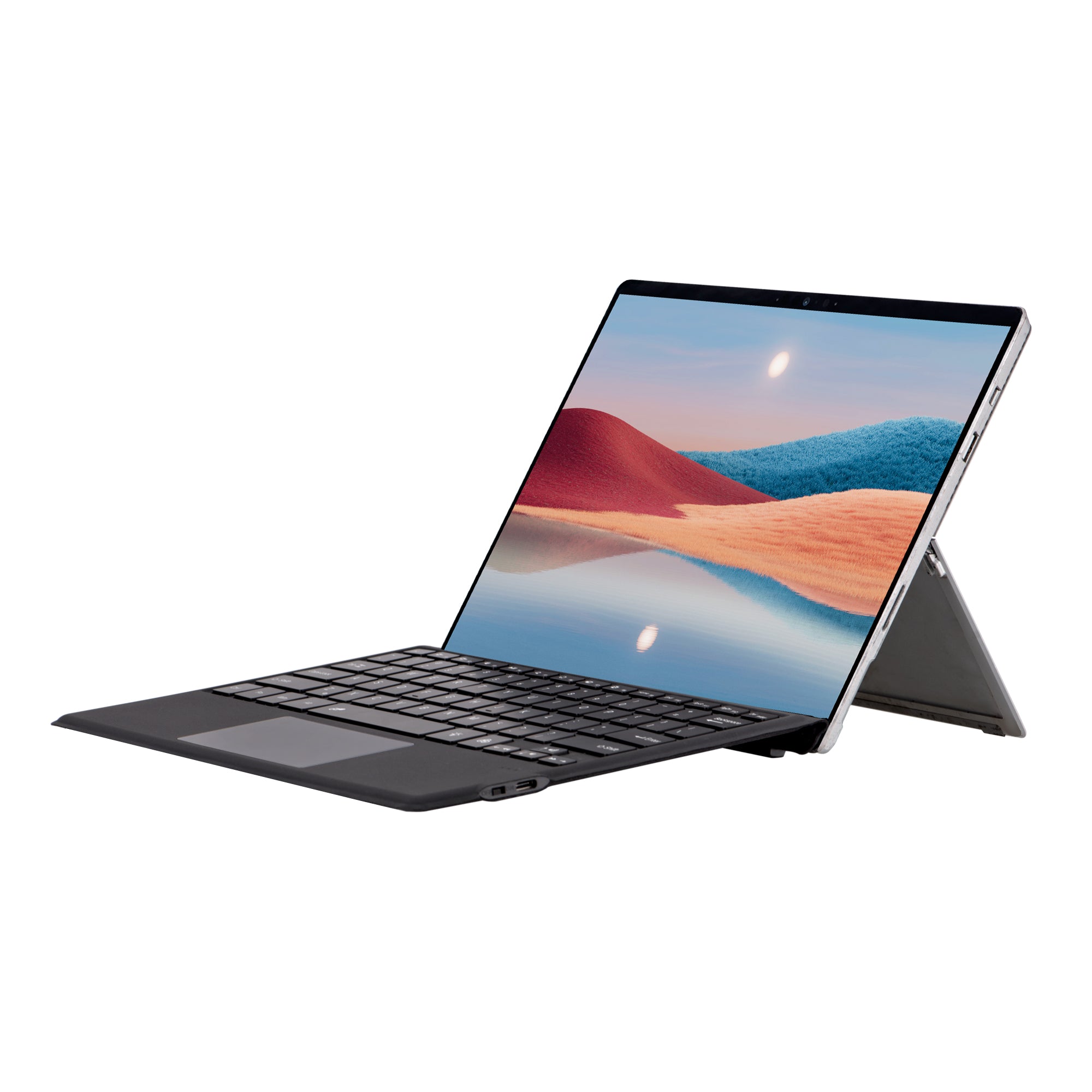 1089D-C For Microsoft Surface Pro 3 / 4 / 5 / 6 / 7 / 7+ Magnetic Absorption Backlit Bluetooth Tablet Keyboard