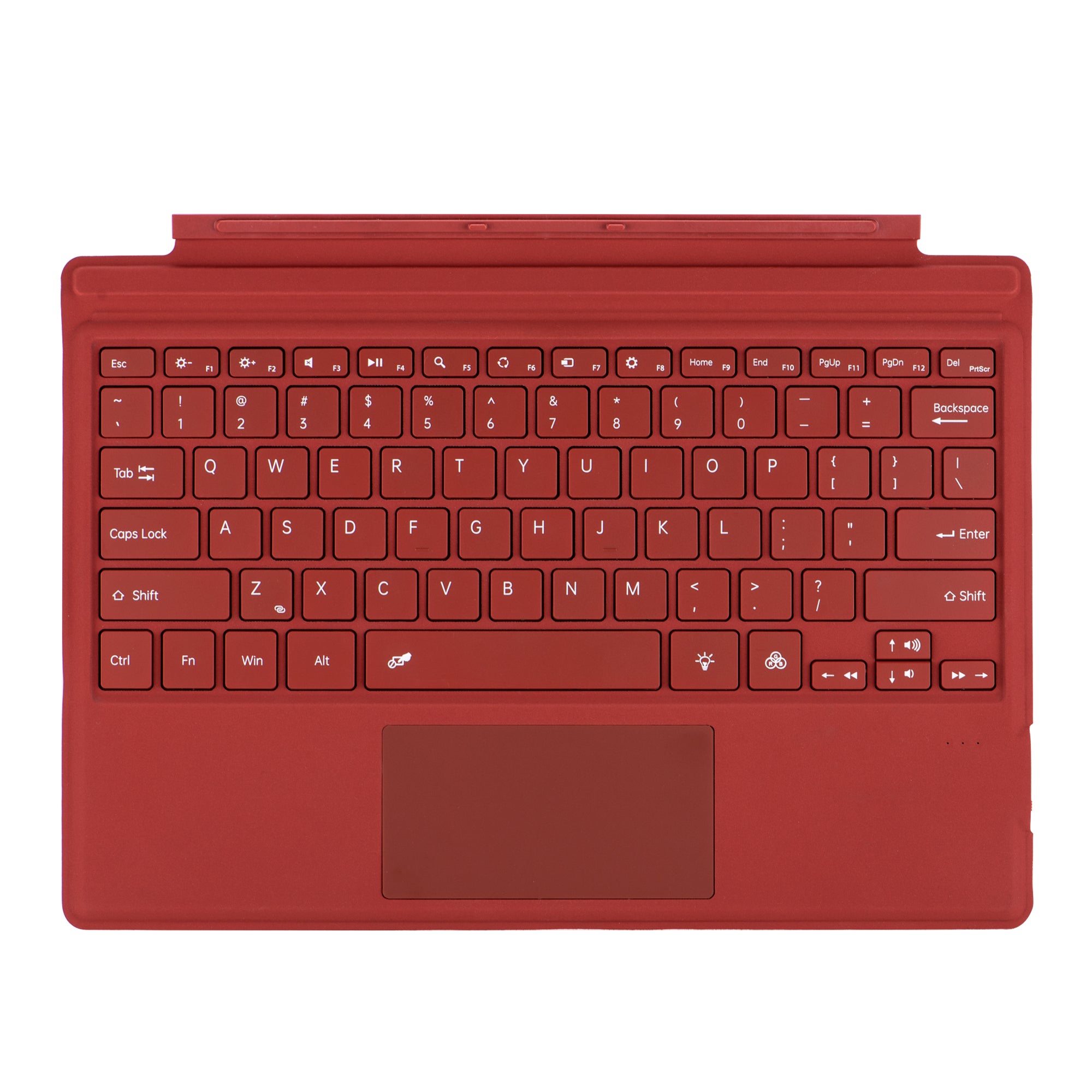 1089D-C For Microsoft Surface Pro 3 / 4 / 5 / 6 / 7 / 7+ Magnetic Absorption Backlit Bluetooth Tablet Keyboard