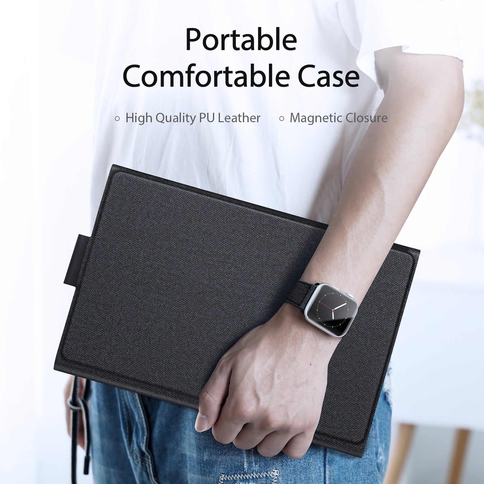 DUX DUCIS For Xiaomi Pad 6S Pro 12.4 Bluetooth Keyboard with PU Leather Tablet Case