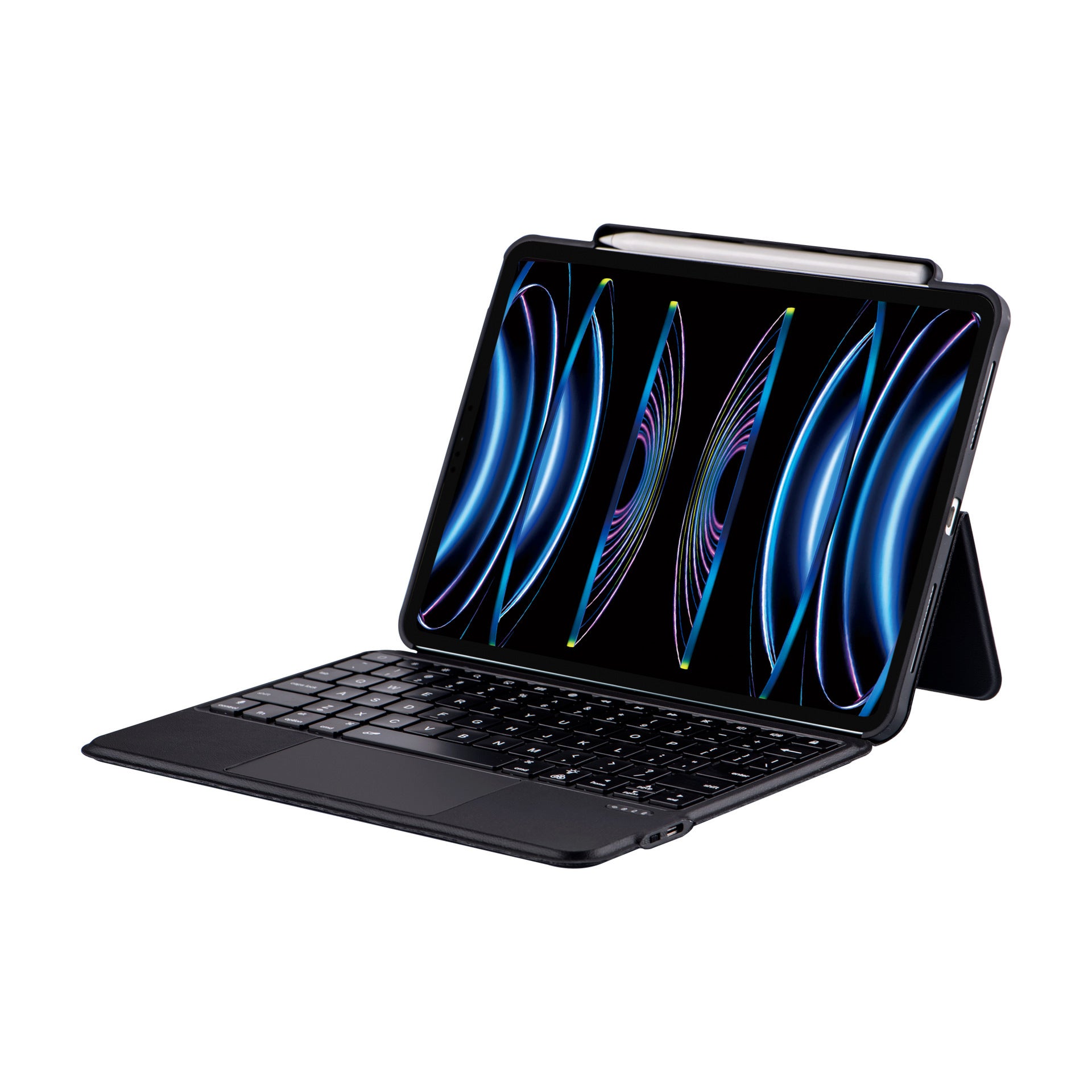 5206D-3B For iPad Air (2020) / (2022) / iPad Pro 11 (2018) / (2020) / (2021) / (2022) Super Thin Bluetooth Keyboard for Tablet