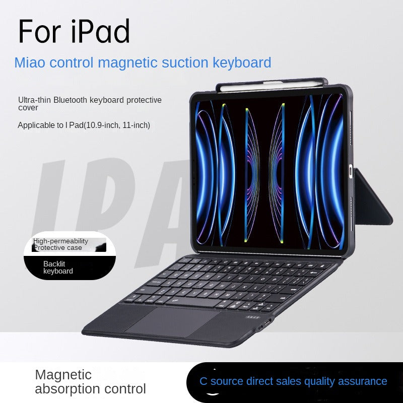 5206D-3A For iPad 10.9 (2022) Super Thin Bluetooth Keyboard Tablet Protective Case