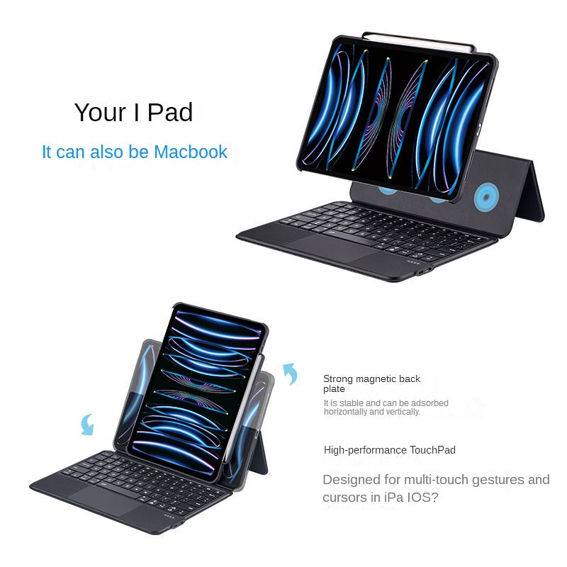 5206D-3A For iPad 10.9 (2022) Super Thin Bluetooth Keyboard Tablet Protective Case
