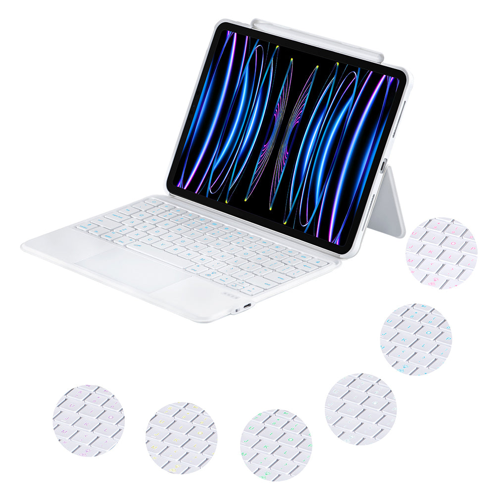 5206D-3A For iPad 10.9 (2022) Super Thin Bluetooth Keyboard Tablet Protective Case