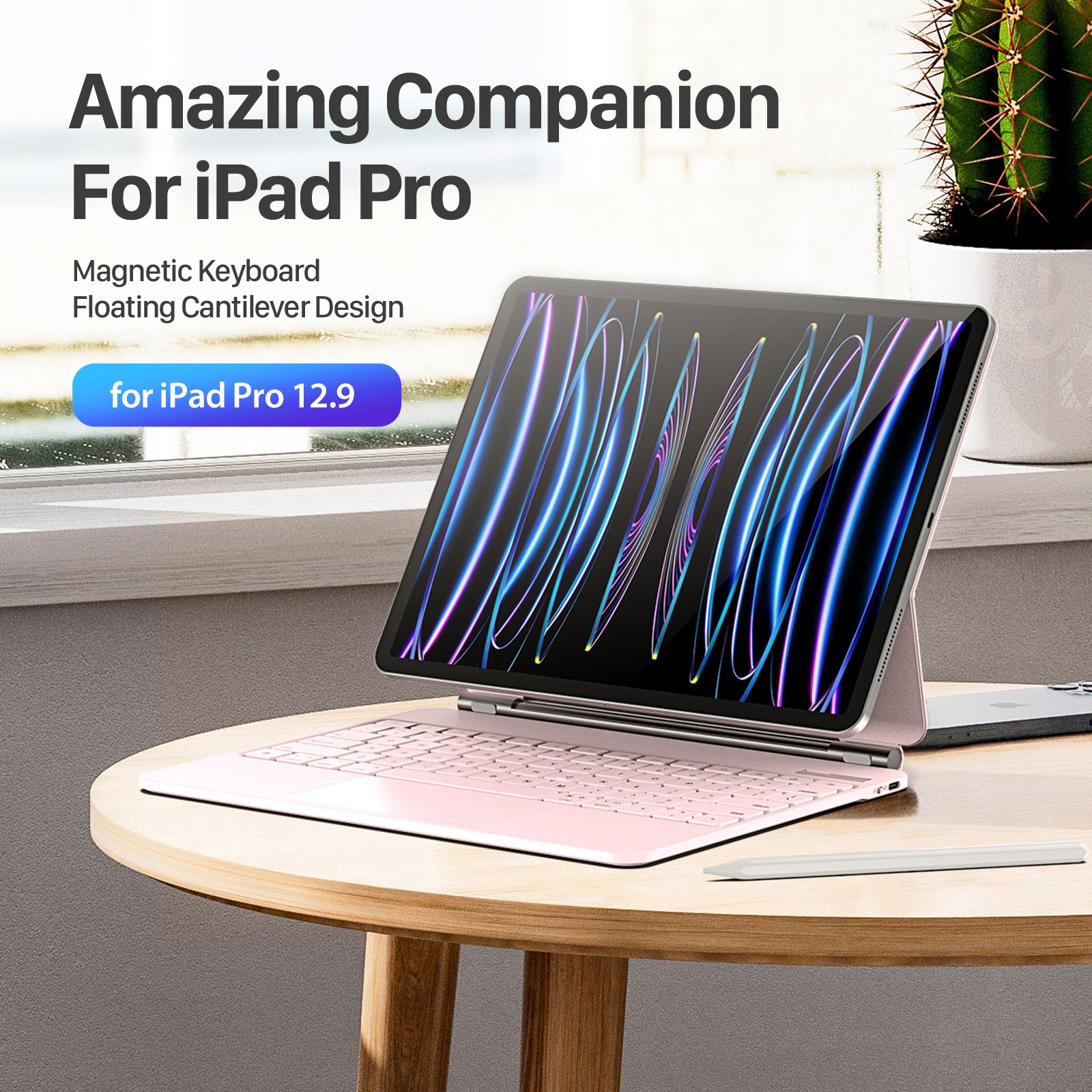 DUX DUCIS For iPad Pro 12.9 (2022) / (2021) / (2020) / (2018) Case Magnetic Bluetooth Keyboard Leather Cover