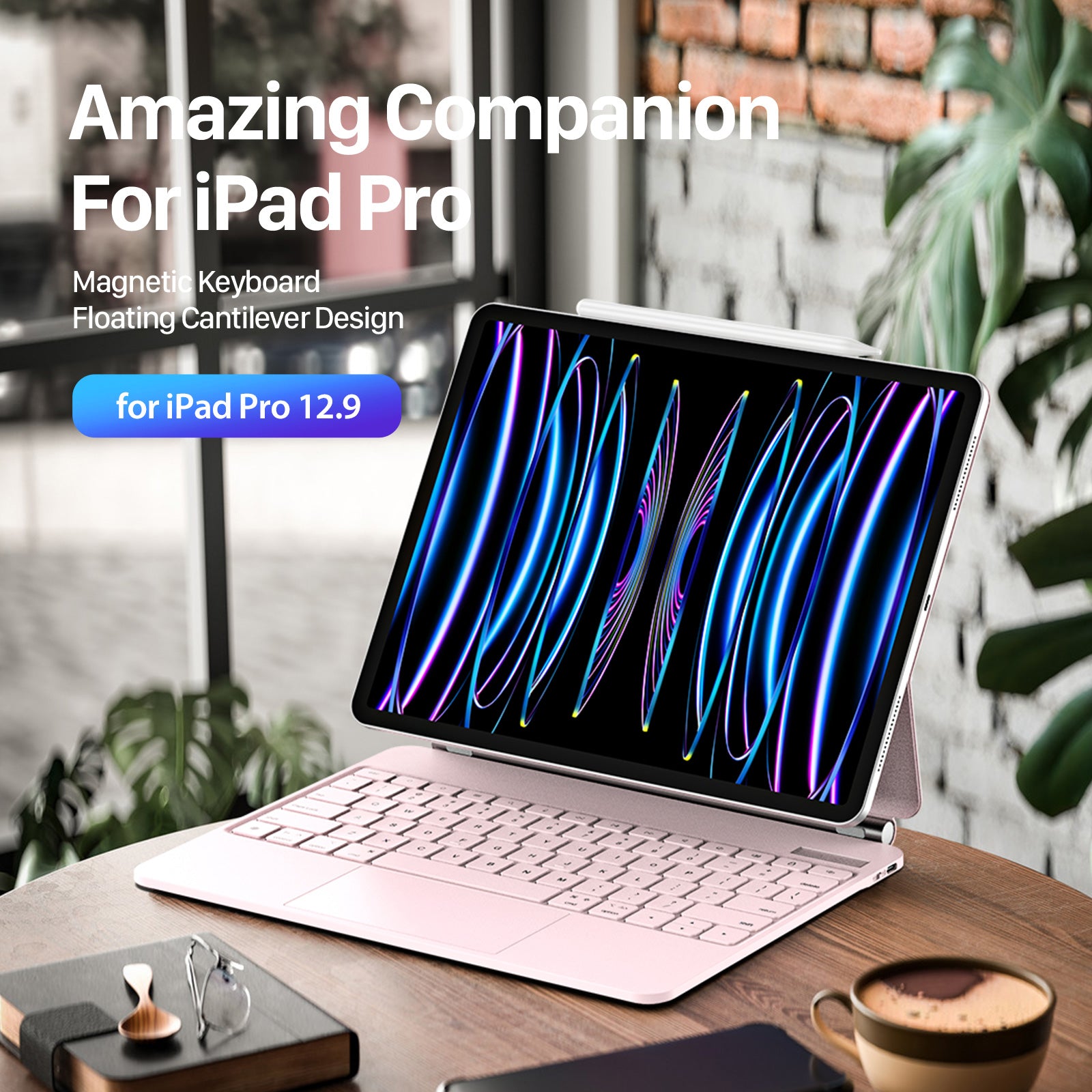 DUX DUCIS For iPad Pro 12.9 (2022) / (2021) / (2020) / (2018) Case Magnetic Bluetooth Keyboard Leather Cover