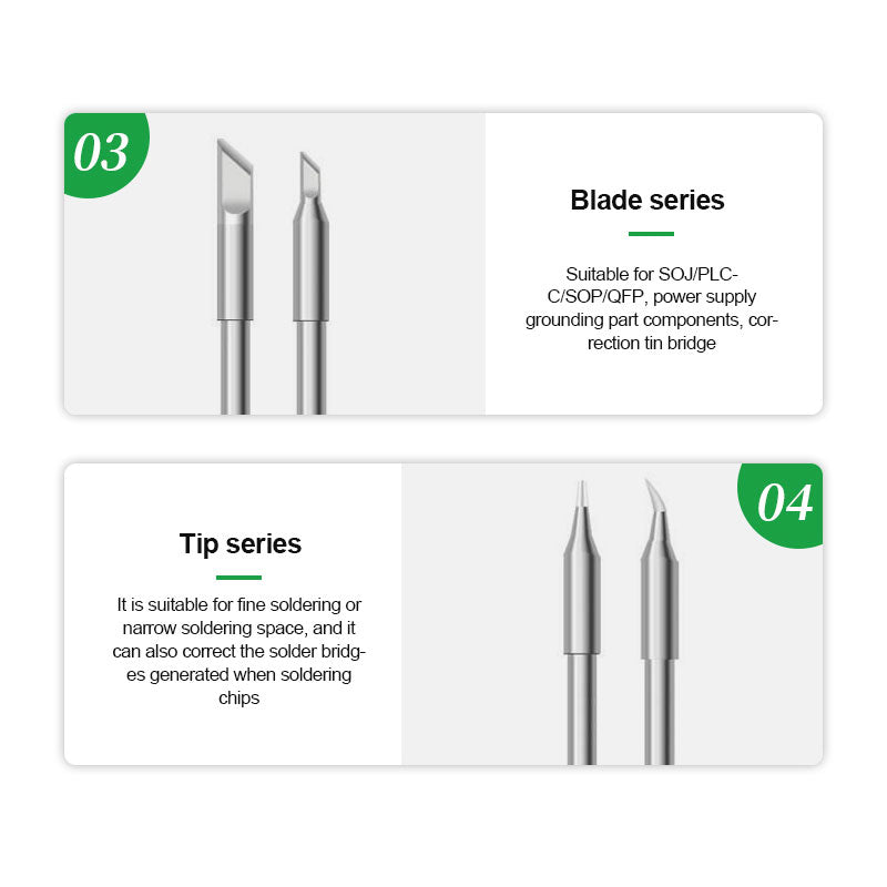 RELIFE RL-T245 Soldering Iron Tip Handle Welding Nozzle Grip Soldering Station