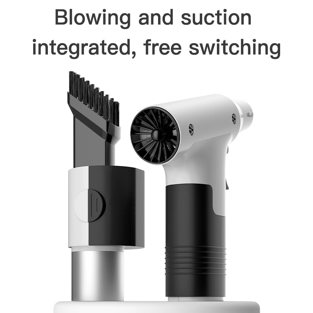 BEST BST-0601 Wireless Handheld Blowing Suction Integrated Turbo Fan Car Home Cleaning Tool