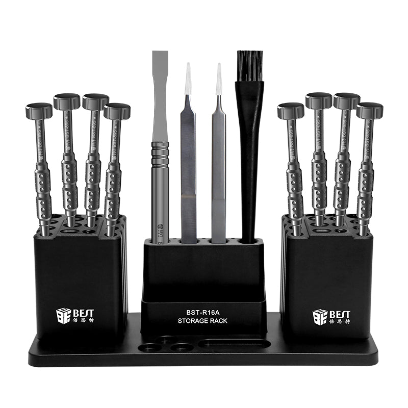 BEST BST-R16A Multifunctional Storage Box Desktop Storage Rack for Phone Repair Tools Organizer