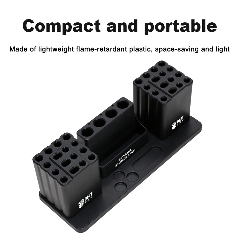 BEST BST-R16A Multifunctional Storage Box Desktop Storage Rack for Phone Repair Tools Organizer