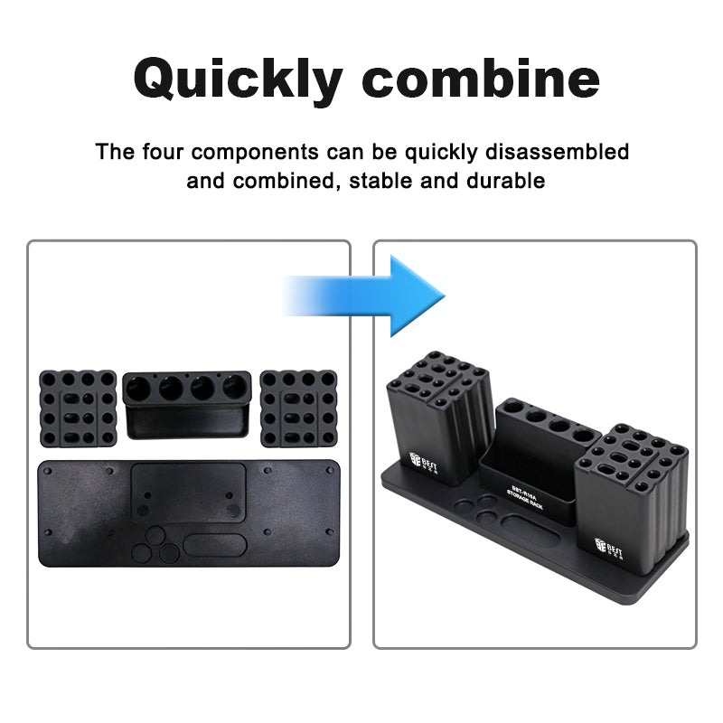 BEST BST-R16A Multifunctional Storage Box Desktop Storage Rack for Phone Repair Tools Organizer