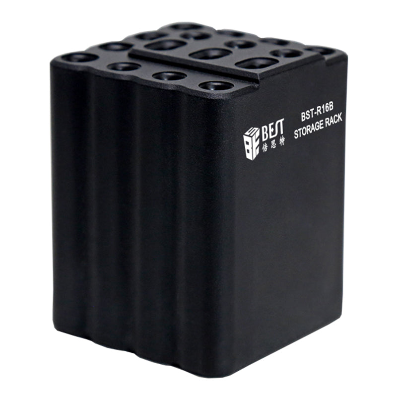 BEST BST-R16B 16-Hole Classified Storage Box Soldering Iron Tips Organizer Phone Repair Tool Holder