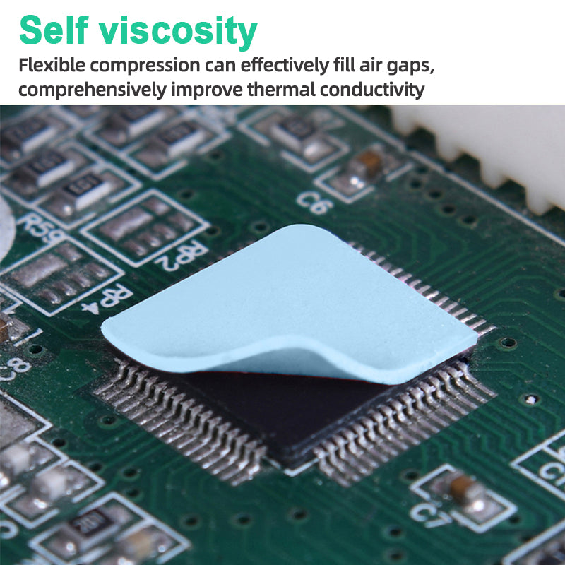VBEST VBST-1215 Insulated Thermal Conductive Silicone Pads for Electronic Chips IC Motherboard Repair