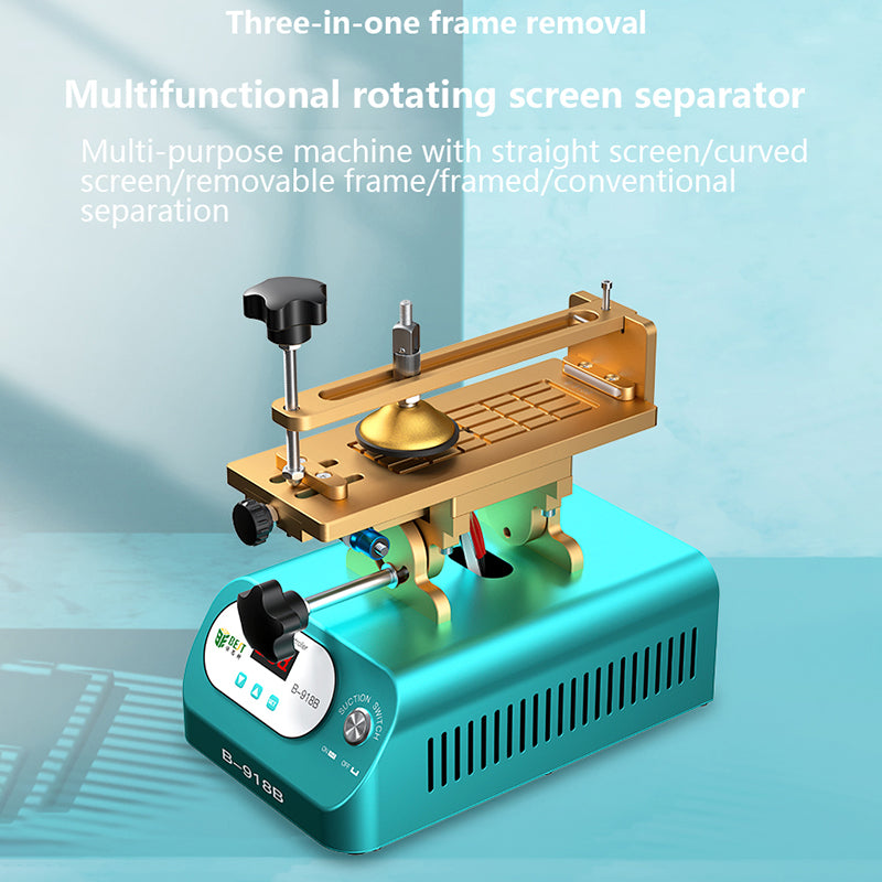 BST-B-918B LCD Screen Separator Machine with Suction Cup Rotary Screen Splitting Machine