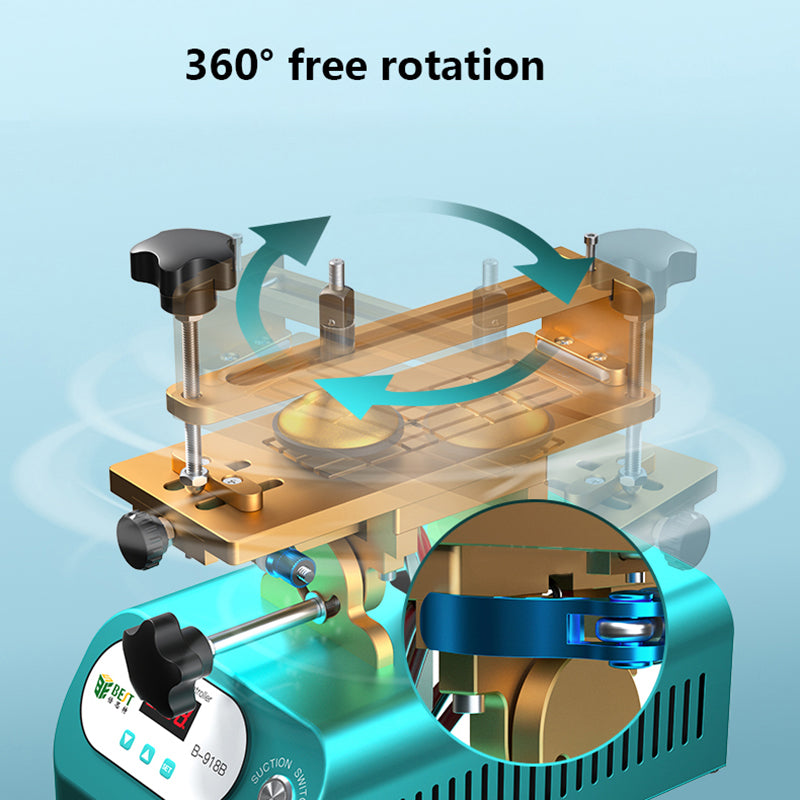 BST-B-918B LCD Screen Separator Machine with Suction Cup Rotary Screen Splitting Machine