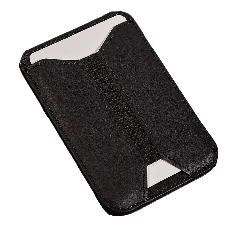 MRC058 Cell Phone Folding Magnetic Kickstand with Card Holder, Elastic A-Model