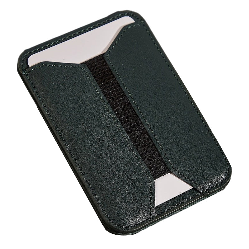 MRC058 Cell Phone Folding Magnetic Kickstand with Card Holder, Elastic A-Model