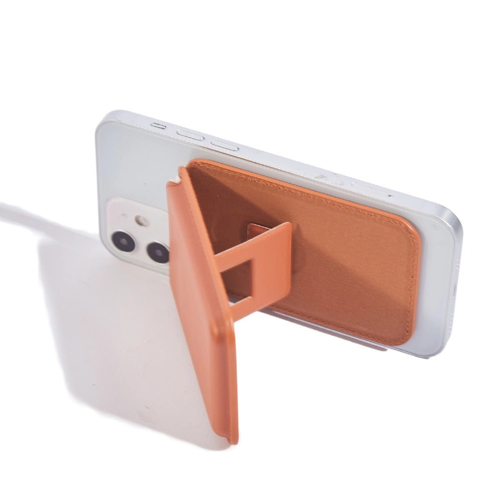 MRC57 A-Model Folding Magnetic Kickstand for Cell Phone Back Stand with Card Holder