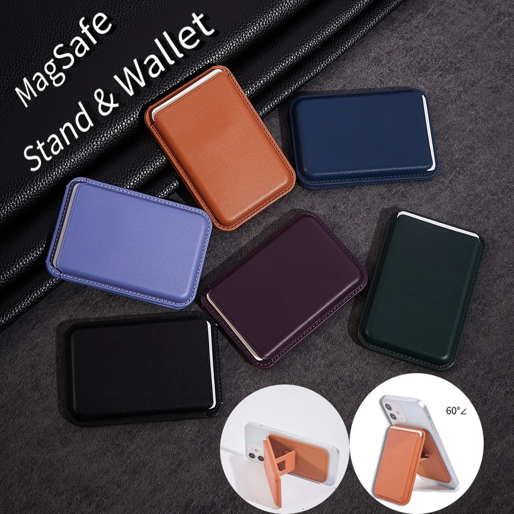 MRC57 A-Model Folding Magnetic Kickstand for Cell Phone Back Stand with Card Holder
