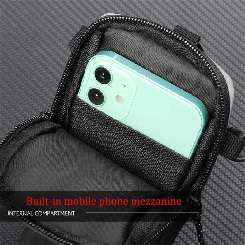 Outdoor Sports Fitness Armband Pouch Men Women Mobile Phone Arm Bag with Shoulder Strap