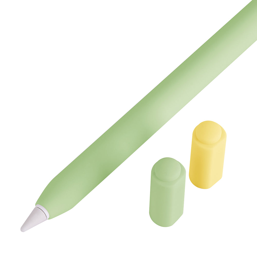 For Apple Pencil (USB-C) Silicone Sleeve with 2 Tip Caps, Drop-Proof Stylus Protective Case