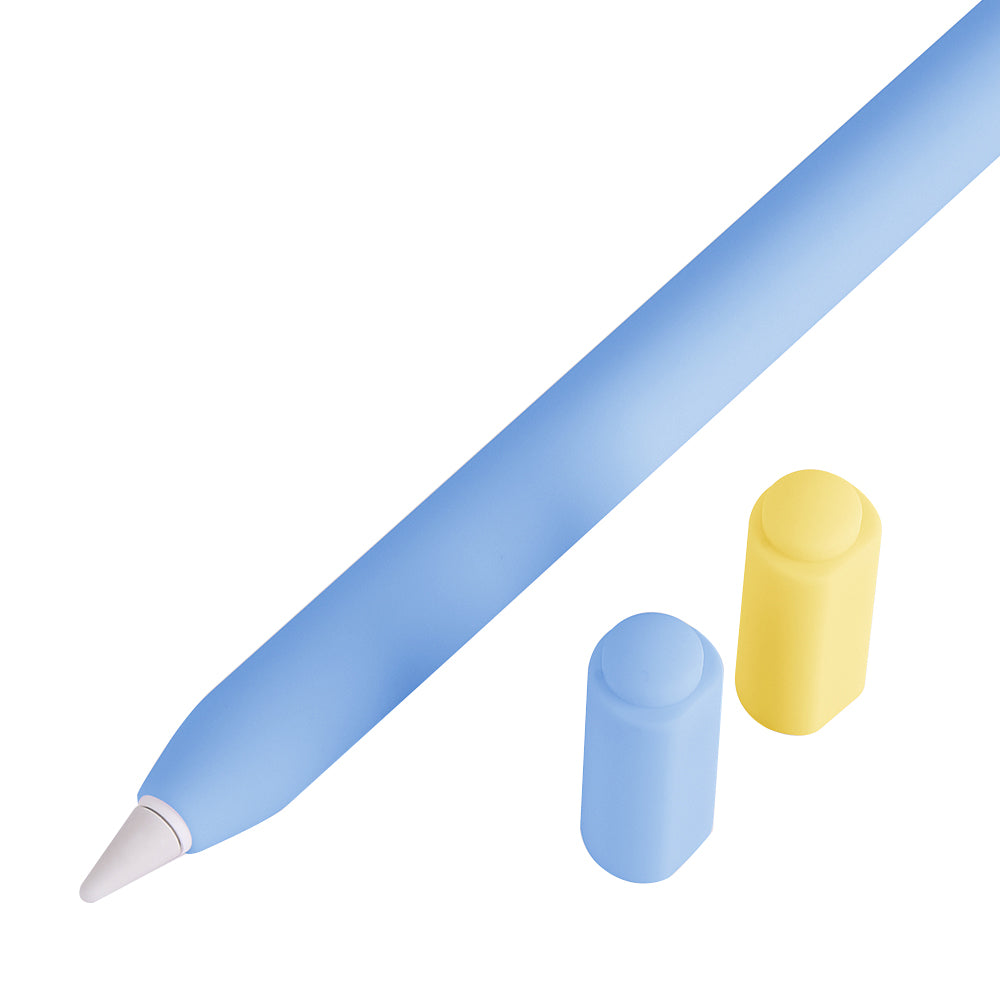 For Apple Pencil (USB-C) Silicone Sleeve with 2 Tip Caps, Drop-Proof Stylus Protective Case