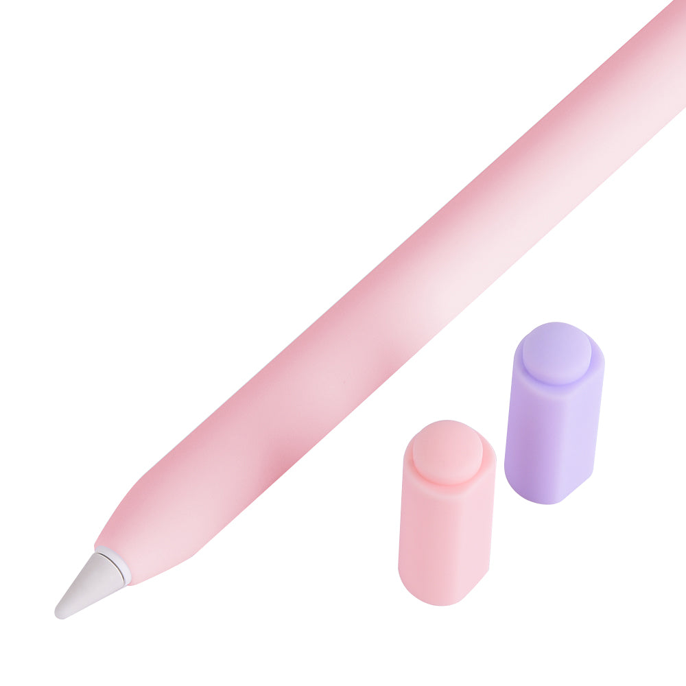 For Apple Pencil (USB-C) Silicone Sleeve with 2 Tip Caps, Drop-Proof Stylus Protective Case