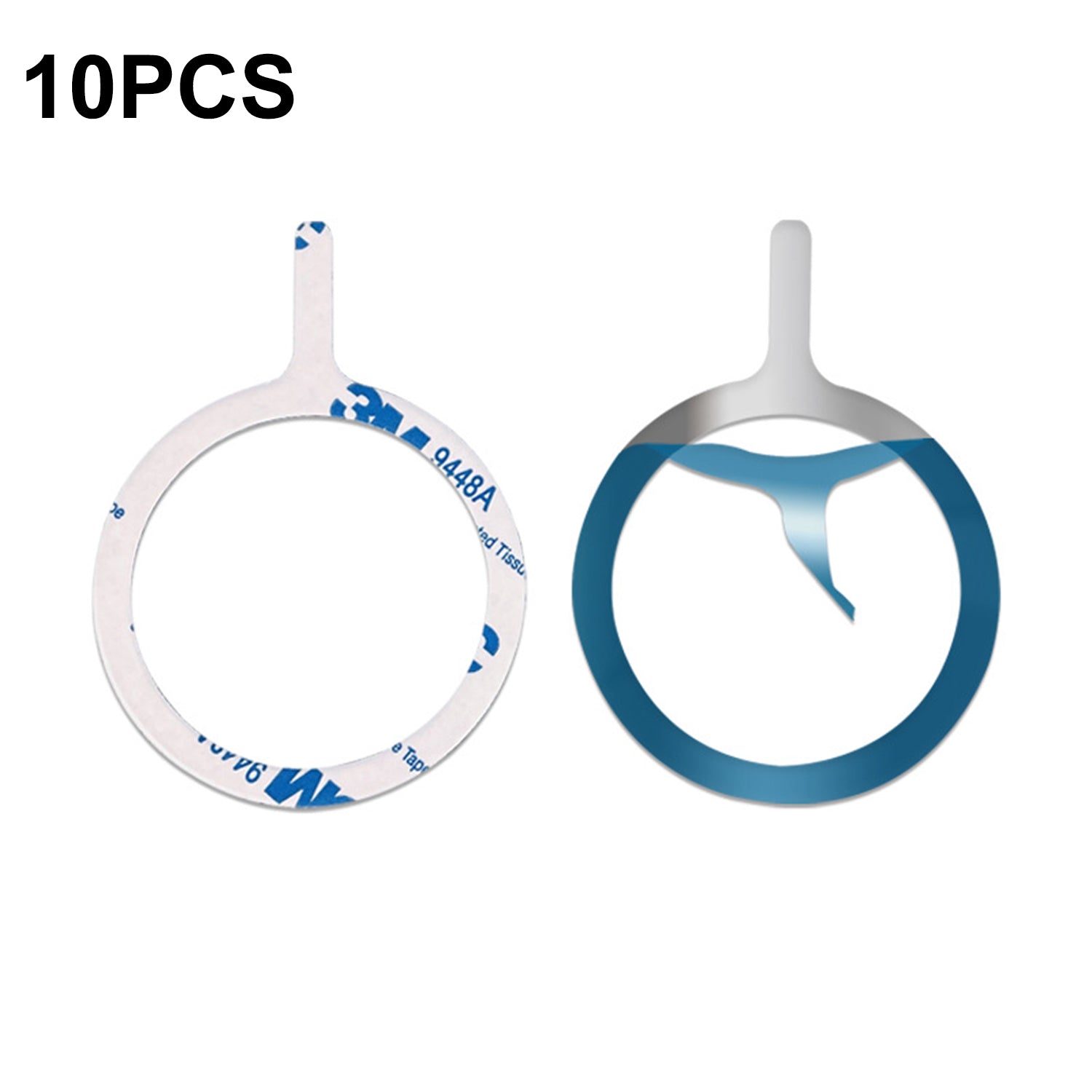 10Pcs Metal Ring Sticker Compatible with MagSafe Magnetic Wireless Charging Ring
