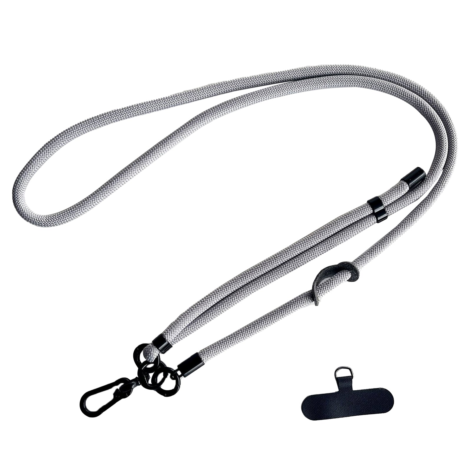 7mm Phone Lanyard Adjustable Nylon Neck Strap with Tether Tab