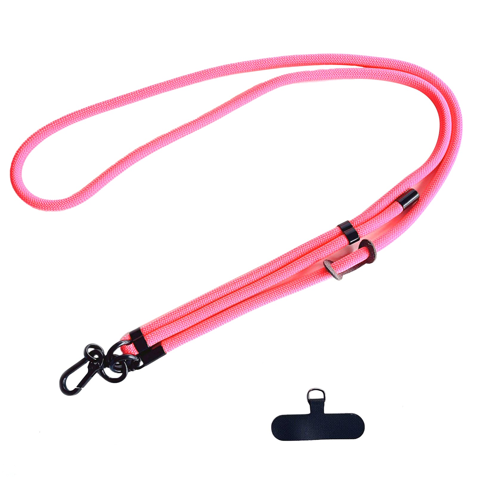 7mm Phone Lanyard Adjustable Nylon Neck Strap with Tether Tab