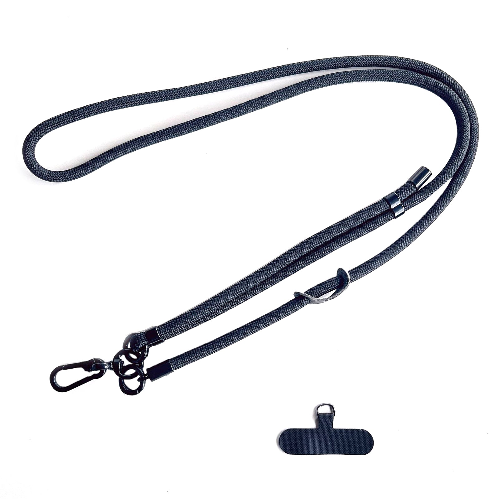 7mm Phone Lanyard Adjustable Nylon Neck Strap with Tether Tab