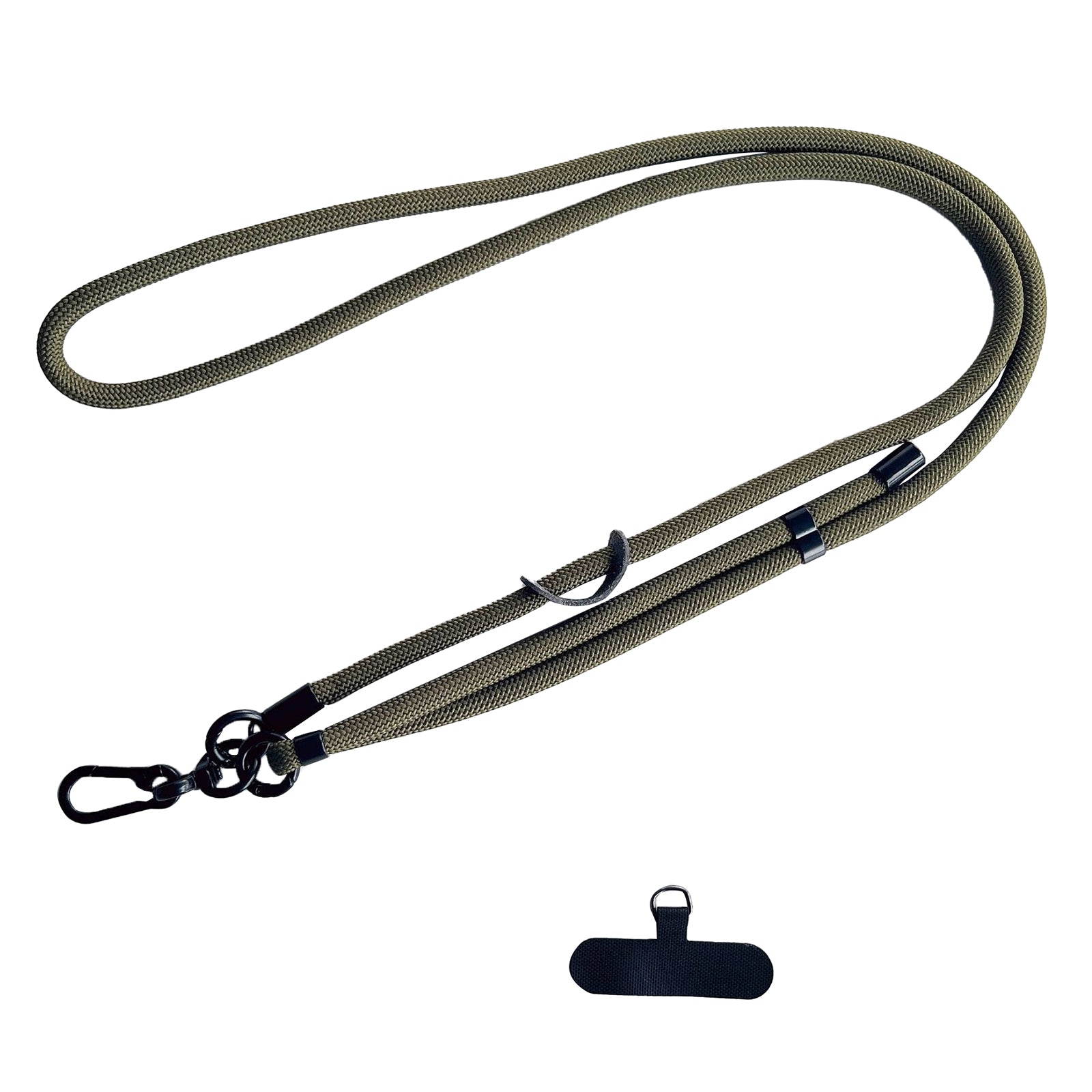7mm Phone Lanyard Adjustable Nylon Neck Strap with Tether Tab
