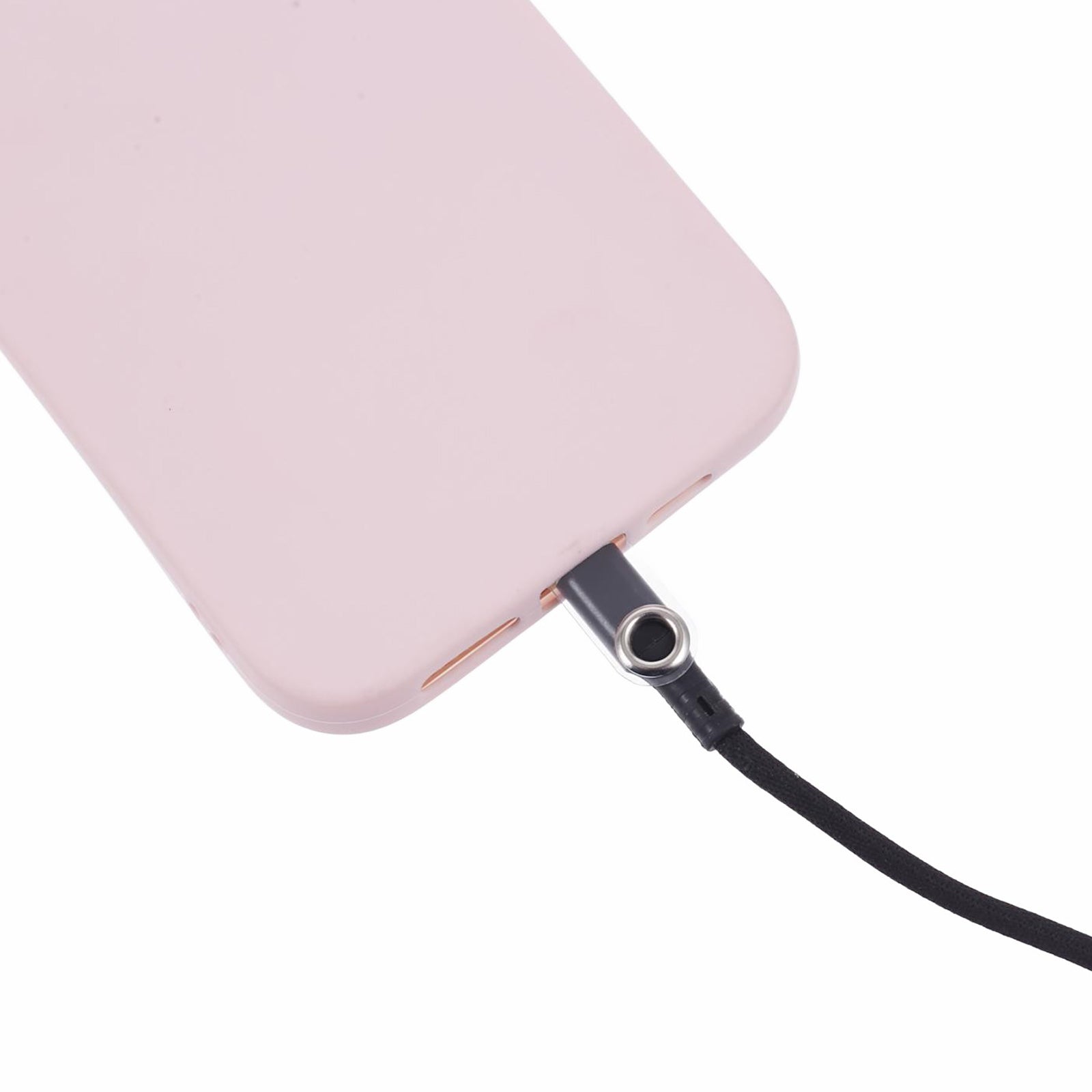 8mm 30cm Phone Wrist Strap Dual Color Short Lanyard with Patch for Camera ID Badge Keys