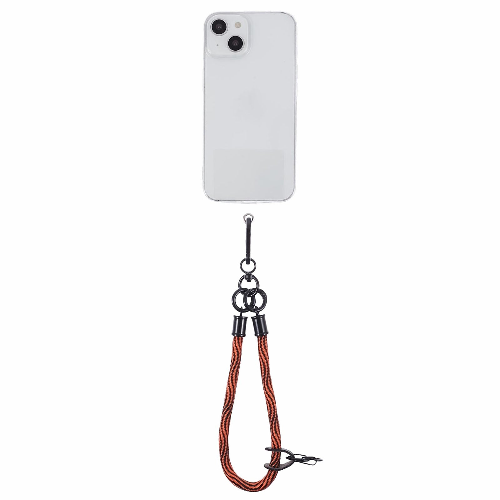 8mm 30cm S-Texture Hand Wrist Strap Short Lanyard Strap with Patch for Mobile Phone Keys Camera