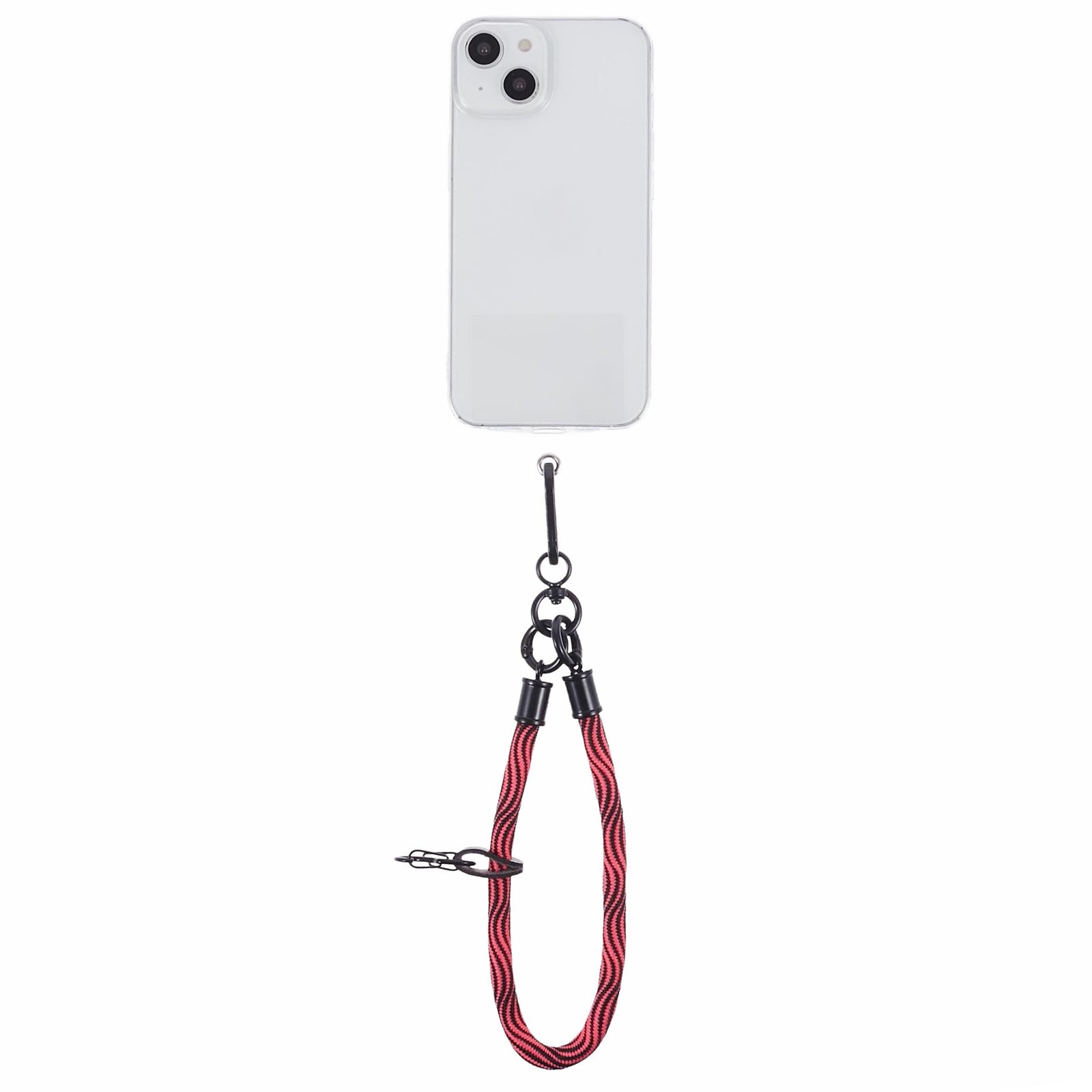 8mm 30cm S-Texture Hand Wrist Strap Short Lanyard Strap with Patch for Mobile Phone Keys Camera