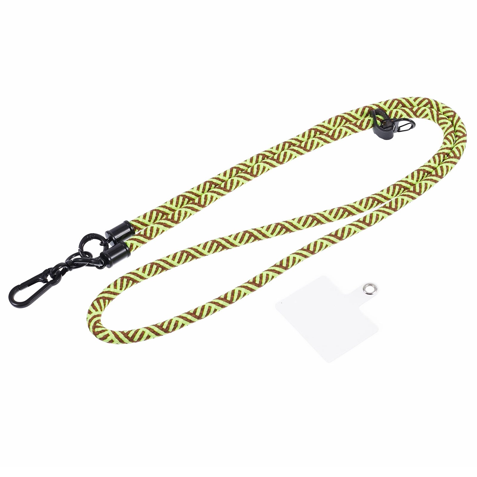 Crossbody Phone Lanyard 8mm Thickness Adjustable Phone Neck Strap with Tether Tab