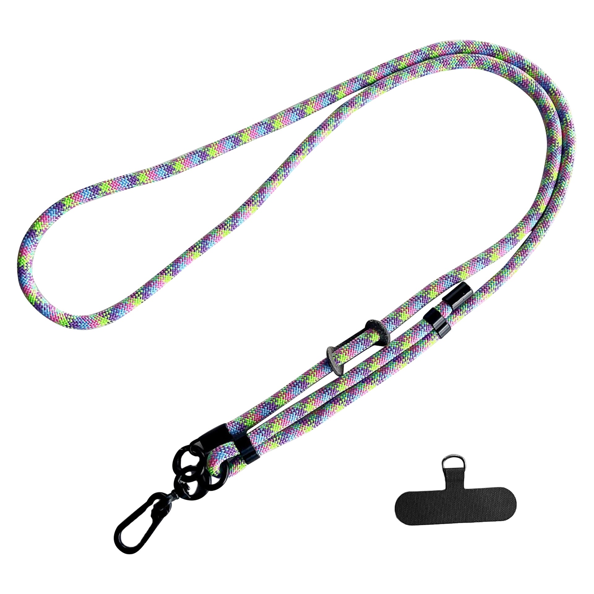 Phone Lanyard Universal 7mm Nylon Neck Strap Necklace with Tether Tab