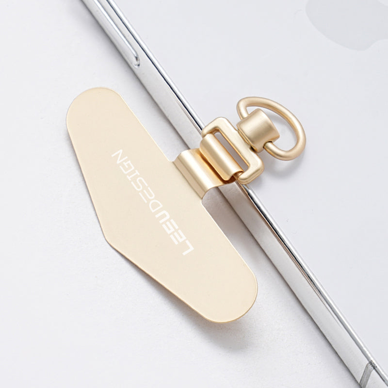 LEEU DESIGN Ultra Slim Phone Tether Tabs for Phone Case Lanyard Anti-Lost Metal Safety Patch