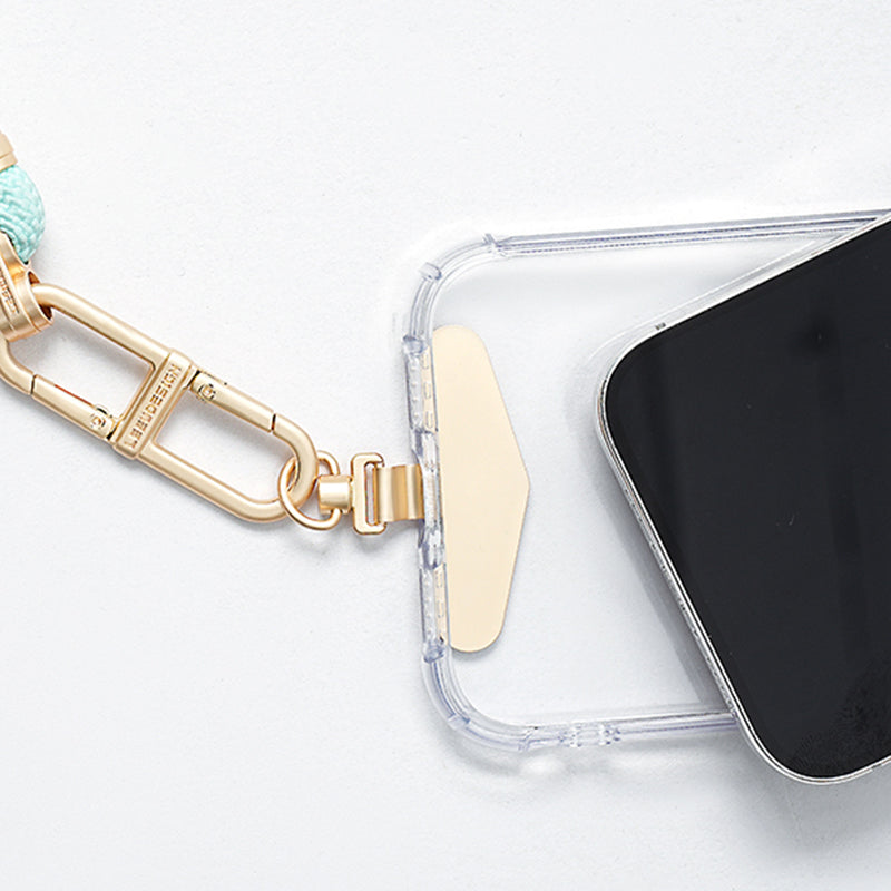 LEEU DESIGN Ultra Slim Phone Tether Tabs for Phone Case Lanyard Anti-Lost Metal Safety Patch