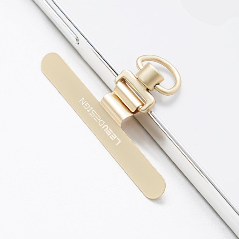LEEU DESIGN Slim Phone Tether Tabs Anti-Lost 360-Degree Rotating Metal Safety Patch for Phone Case Lanyard