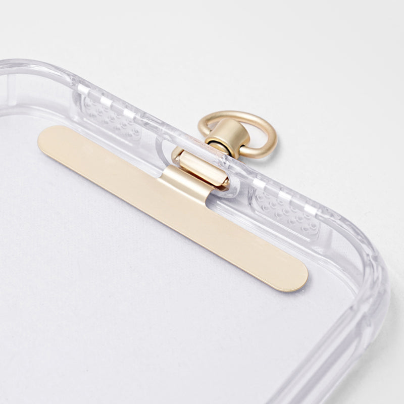 LEEU DESIGN Slim Phone Tether Tabs Anti-Lost 360-Degree Rotating Metal Safety Patch for Phone Case Lanyard