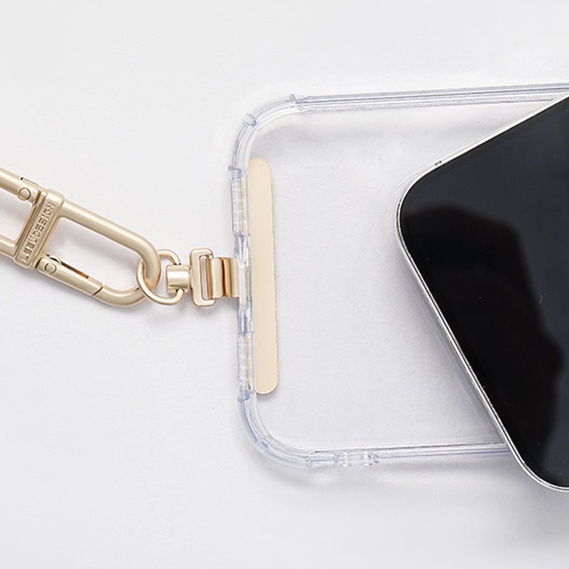 LEEU DESIGN Slim Phone Tether Tabs Anti-Lost 360-Degree Rotating Metal Safety Patch for Phone Case Lanyard