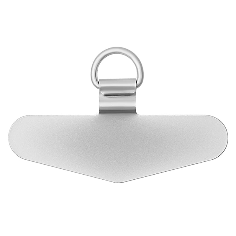 D-Ring Phone Tether Tab Universal Metal Patch Pad for Phone Lanyard Strap