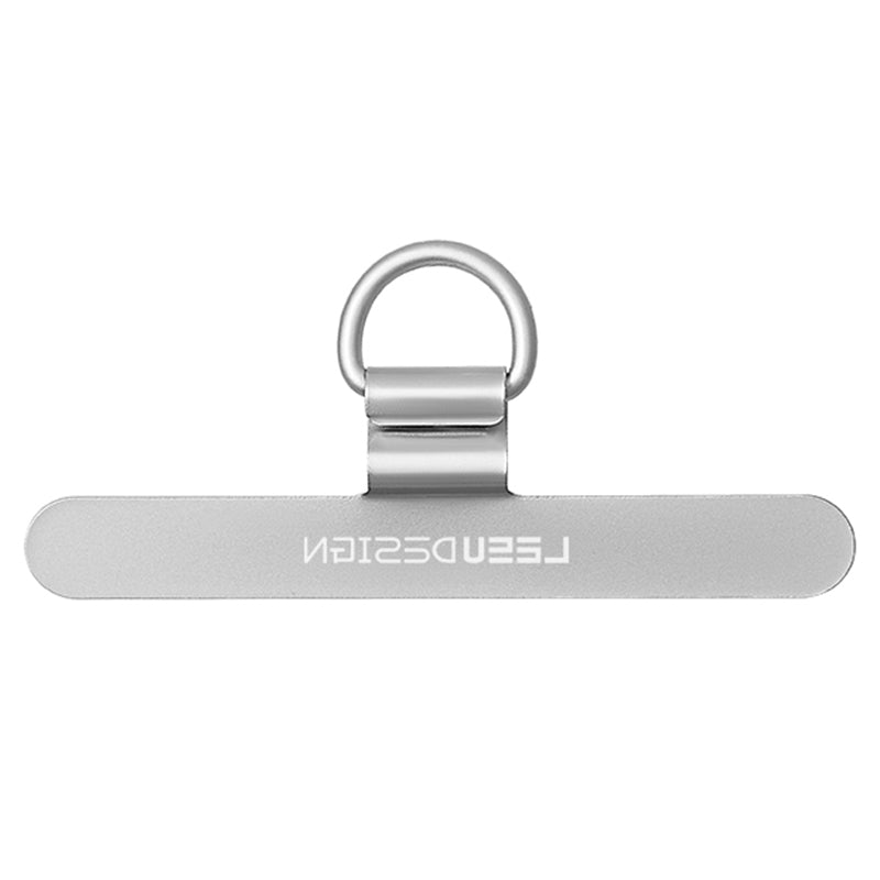 LEEU DESIGN Phone Tether Tabs Universal Slim-Fit Phone Lanyard Patches with Metal Ring