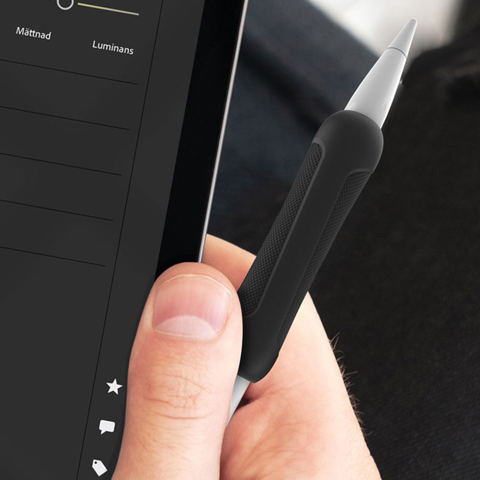 3Pcs Silicone Sleeve for Apple Pencil (1st Generation) / (2nd Generation) Stylus Pencil Cover Grip Holder