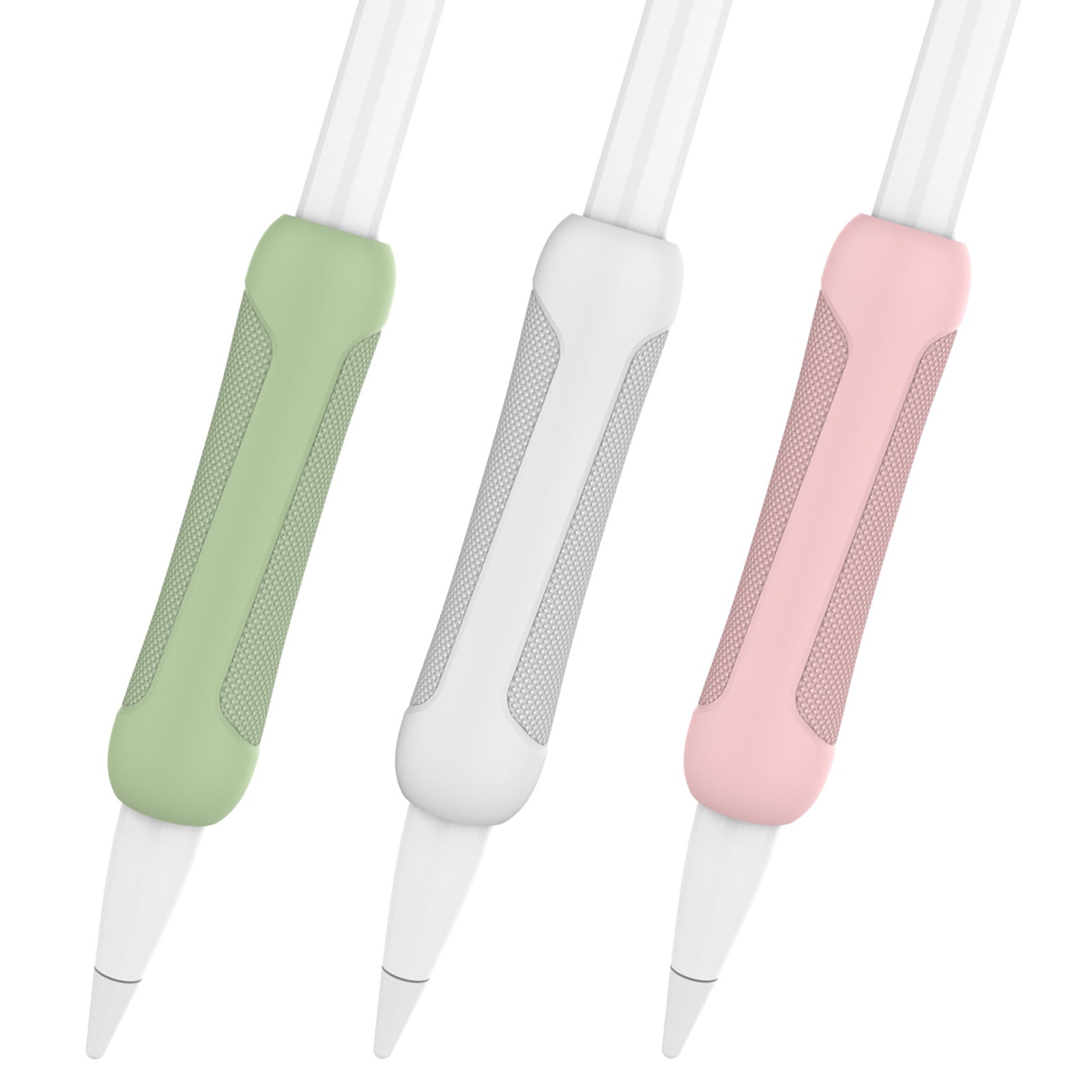 3Pcs Silicone Sleeve for Apple Pencil (1st Generation) / (2nd Generation) Stylus Pencil Cover Grip Holder
