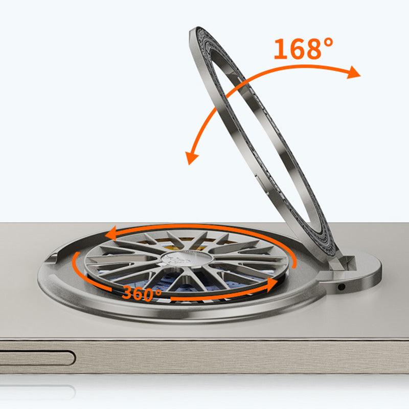 BONTEZZ Magnetic Phone Ring Holder 360 Degrees Rotation Gyroscope Phone Kickstand