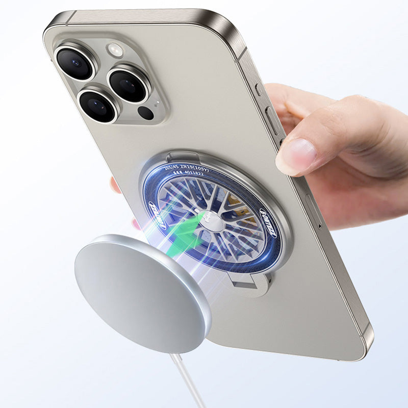 BONTEZZ Magnetic Phone Ring Holder 360 Degrees Rotation Gyroscope Phone Kickstand