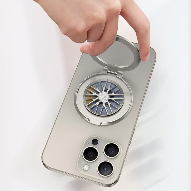 BONTEZZ Magnetic Phone Ring Holder 360 Degrees Rotation Gyroscope Phone Kickstand