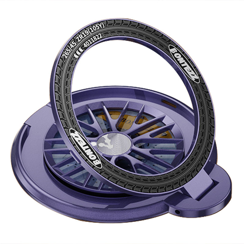 BONTEZZ Magnetic Phone Ring Holder 360 Degrees Rotation Gyroscope Phone Kickstand